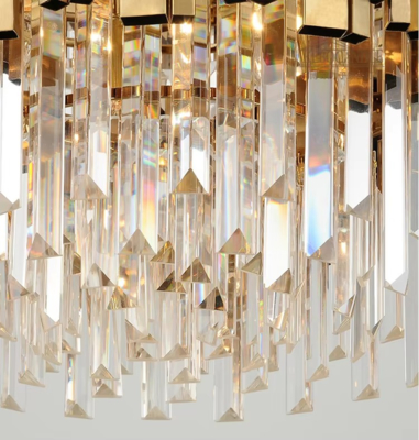 Gold Copper Brass Customizable Large Foyer Chandeliers For Any Space Style