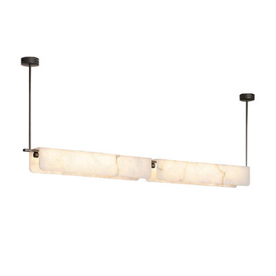 ﻿ Copper Marble Lamp Bedroom Bedside Chandelier Modern New Chinese Simple Restaurant bar Long Barrel Designer Pendant Light