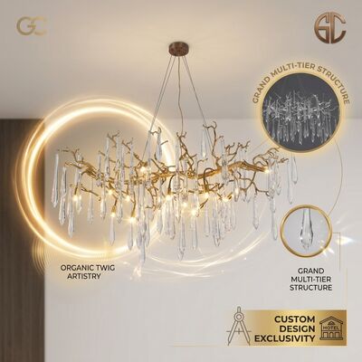 Scandinavian Minimalist Custom Chandelier Nordic Pendant Light Simple Elegant Design Made For Europe Boutique Cafe