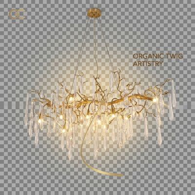 Scandinavian Minimalist Custom Chandelier Nordic Pendant Light Simple Elegant Design Made For Europe Boutique Cafe