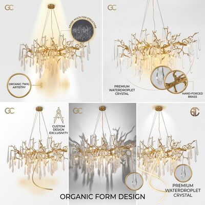 Commercial Linear Chandelier Suspended Light System Retail Store Chain Ideal For Shopping Mall Showroom Boutique