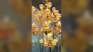 Ball Horizontal Oval Stone Alabaster Restaurant Pendant Light Staircase Creative