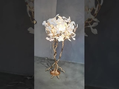 Factory Sell Ginkgo Biloba Ceramic Floor Lamp