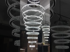 Villa Hotel Customized Crystal Chandelier Pendant Light
