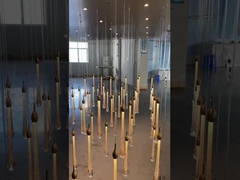 Customized Villa Water Droplets Crystal Pendant Ceiling Chandelier