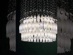 Glass Flower Ceiling Light
