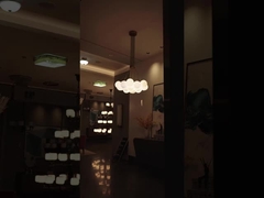 Modern alabaster chandelier