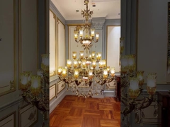 extra large crystal chandeliers for high ceilings