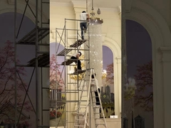 extra high ceiling chandeliers