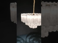 70W 150W Luxury Pendant Lights K9 Crystal Effect Round Pendant Chandelier
