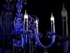 Clear Or Colourful Custom Creative Glass Chandeliers Contemporary Chandeliers For High Ceilings