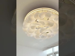 Modern Cream Creative Personality Lotus Leaf Designer Room Light