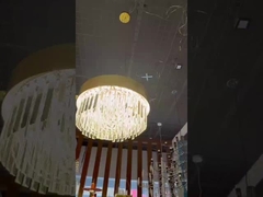 Wedding Decor Living Room Round Ceiling Chandelier Crystal Luster CCC ISO9001