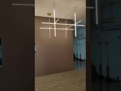 Restaurant Hotel Villa Rustic Aluminum Material Suspension Lights