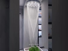 Staircase Light Chandelier Duplex Building Large Crystal Chandelier for Living Room