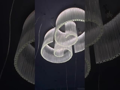 Modern Crystal Lychee Lamp Luxury Villa Duplex Staircase Lighting For Raised Living Room And Bedroom