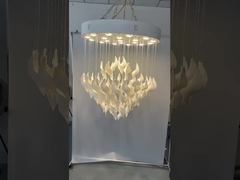 Large Round Crystal Chandelier For Foyer Living Room Bedroom