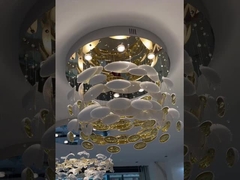 Dragon egg chandelier Art Golden Egg Chandelier