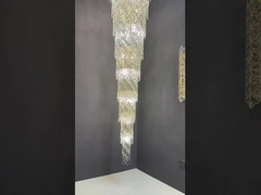 Modern Ceiling Mounted Crystal Chandelier Stylish And Luxurious For Home Decoration