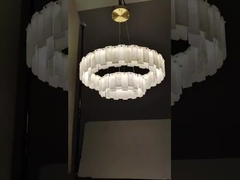 4000K Colorful Glass Chandelier Restaurant Chandelier LED