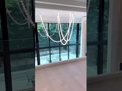 Internet Celebrity Small Waist Chandelier Elegant Lighting for Penthouse Living Room