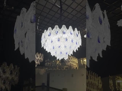 Custom Hotel Lobby Decorated Chandeliers Hanging Pendent Lamp Shopping Mall Villa Living Room LED Li
