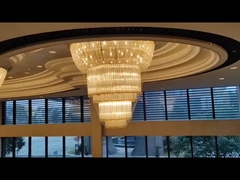 Jewelry Store Ceiling  Blue Green Icefall Handmade Blown Icicles Custom Stalagite Chandelier Hotel L