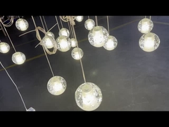 Pearl Necklace Buddha Glass Ball Villa Hotel Creative Design Luxury High-End Chandelier Non-Standard