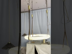 New Modern Golden Chandelier Home Decoration Bedroom Living Room LED Ring Glass Pearl Hanging Lamp