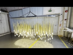 High Quality Modern Stainless Steel LED Chandelier for Indoor Decor Warm White Ceiling Hanging Quali