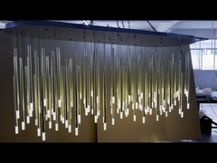 Custom Project Large Indoor Decoration Villa Commercial Mall Hall Hotel Acrylic Led Chandelier