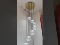 Custom Hotel Lobby Shopping Mall Gallery Creative Art Globe Design Bronze Luxury Modern Glass Globe
