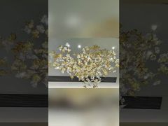 Modern Stairs Chandelier Acrylic Butterfly Shape Duplex Living Room Dining Room LED Stairs