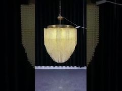 Custom Project Indoor Decoration Hotel Villa Home Shop Ginkgo Leaf Ceramics Pendant Lamp