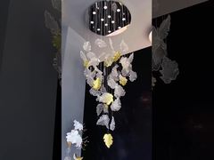 Glass Villa Duplex Staircase Floor Lamp  Rectangle Long Rectangle for Installation Project