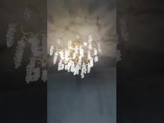 A Closer Look: Creative Ceramic Ginkgo Leaf Chandelier Ceiling Light Adjusted Hanging Wire