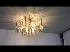 A Closer Look: Geometric Stainless Crystal Luxury Pendant Light Fixtures High End ODM