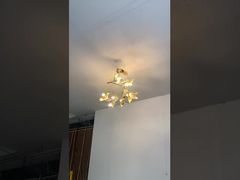 Luxury Maple Leaf Chandelier Large High Ceiling