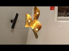 Artistic Spiral Glass Chandeliers Custom Design