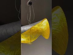 View Adjustable  Chandelier at the Bar Natural Marble Ball Meal Chandelier for Restaurant Demo