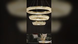 Introduce Custom Alabaster L1P Chandelier  Luxury Brass Pendant Hanging Light For You