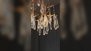 Crystal E14 Chandelier: Brighten 10m2