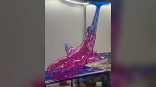 Alabaster Marble Pendant Light Middle Sized Luxurious Brass Ceiling Fixture