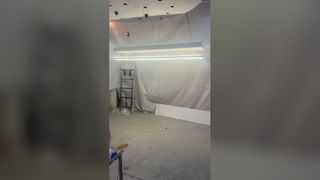 Popular Black Office Reception LED Pendant Light Creative Spiral Hotel Restaurant Pendant Lamp Wave