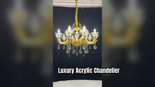 Luxury Acrylic Chandelier Modern Design