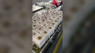 White Alabaster Hanging Light Fixtures