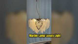 Modern Marble Pendant Light for Bedrooms