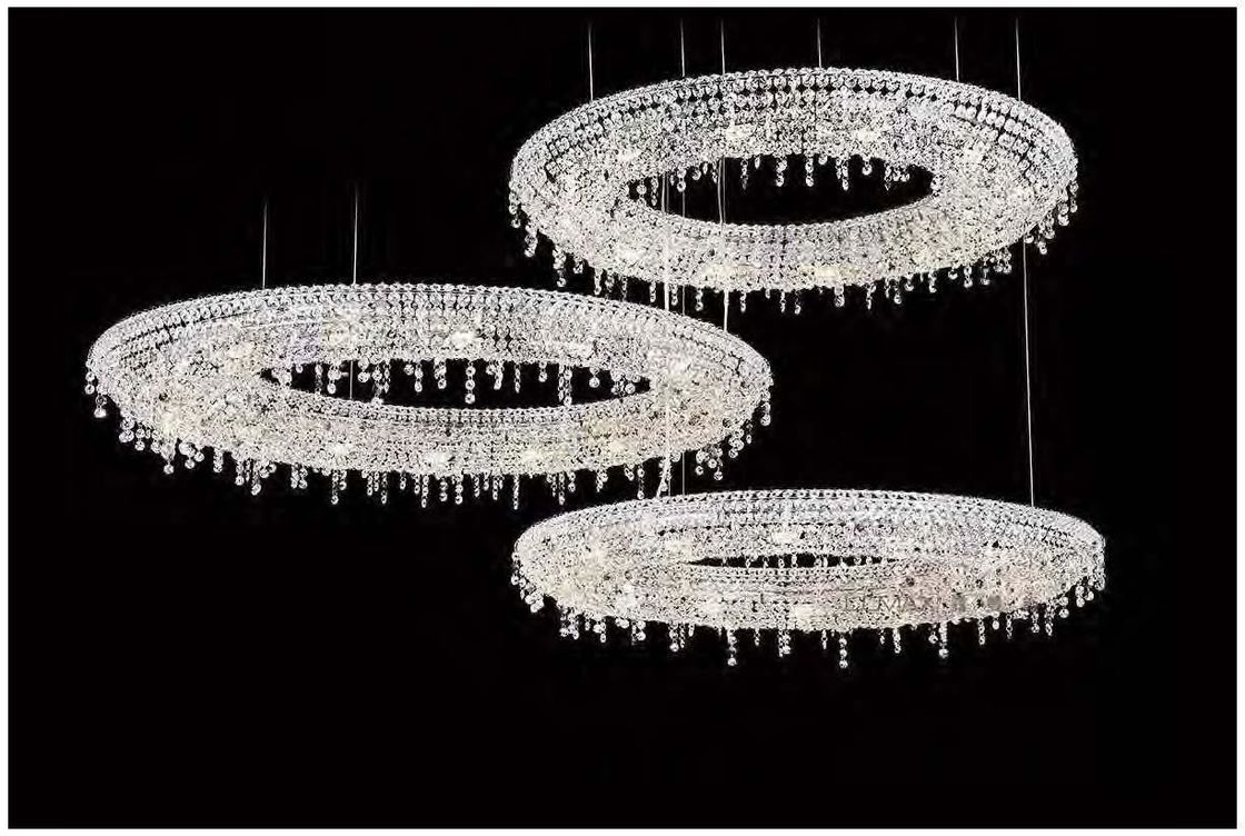 Light Luxury Creative Lobby Chandelier High End Crystal Chandeliers Hotel Lobby Art Island