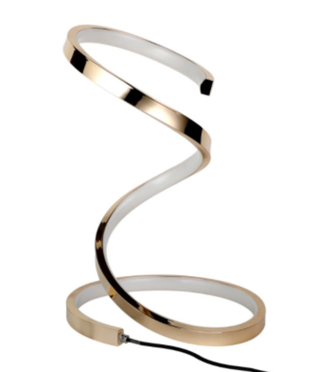 Newish Funny Unique "S" Snake Shaped Desk Lamp With Plastic Sprayed Iron Frame Desktop SMD Silicone