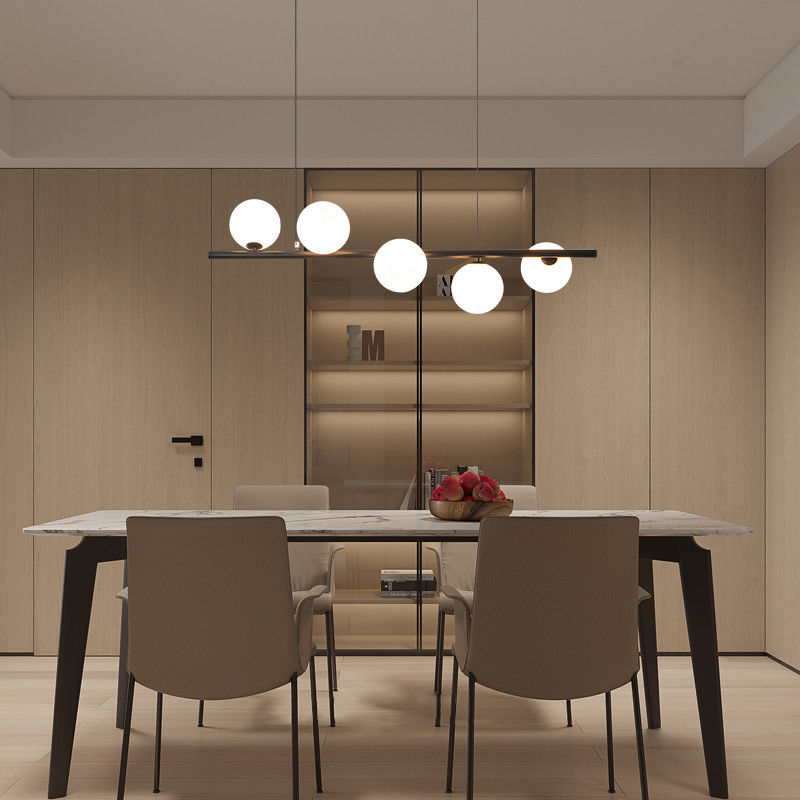 Home Decor Dining Room Modern Pendant Lights Glass Hanging Lamps Home Bedroom Art Design Glass Ball Nordic Pendant Light